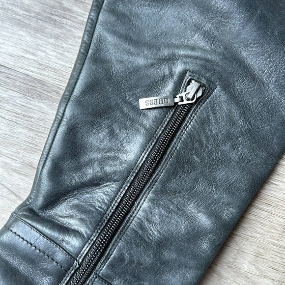 Thigh High Black Guess Boots - Picture 2 of 5